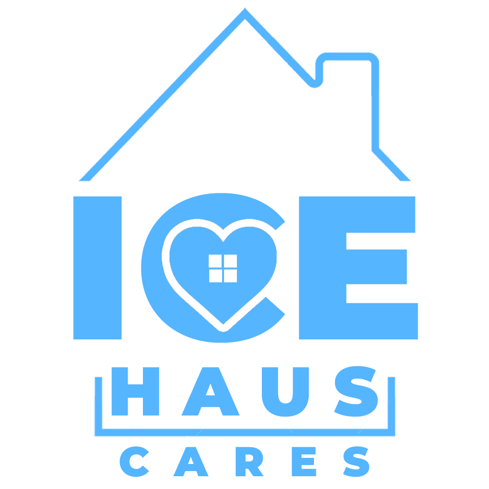 Ice Haus Cares logo